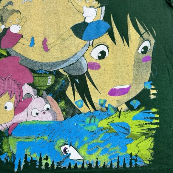 Backstock Co Studio Ghibli Fan Art T-Shirt Men’s XL Anime AOP Rap Tee Bootleg - Picture 10 of 16